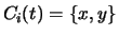 $C_i(t) = \{x,y\}$
